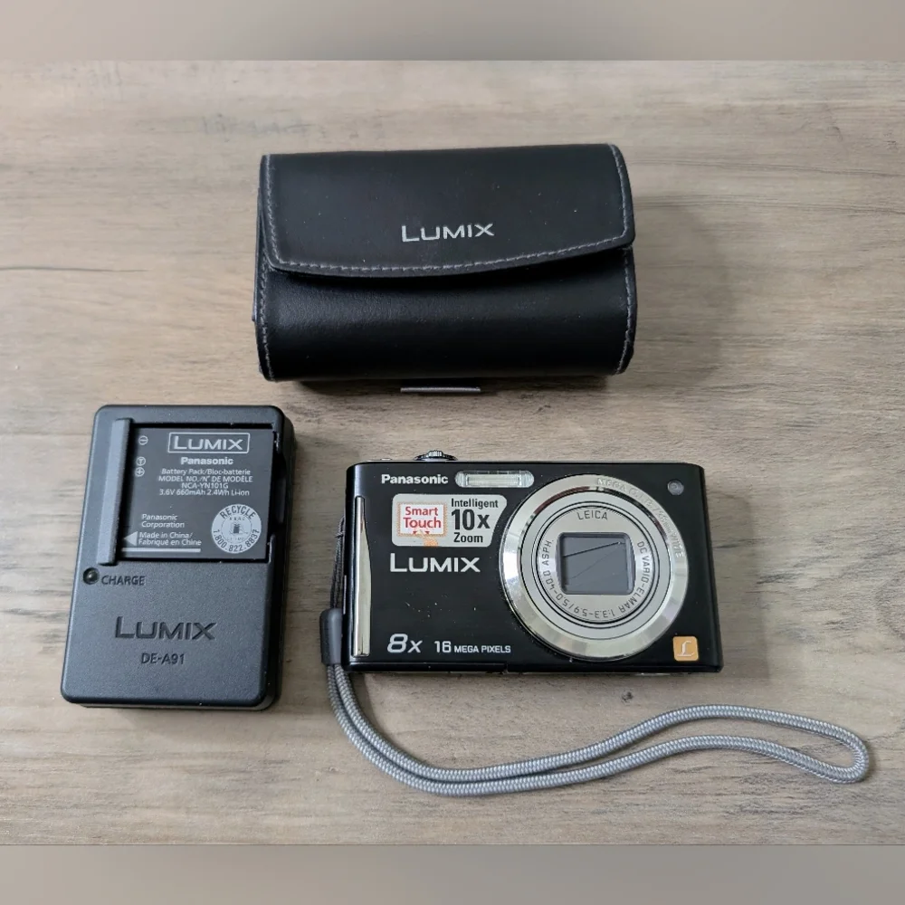 Panasonic LUMIX DMC-FH27 16.1MP Digital Camera 8X Optical Zoom w/Charger Battery - Picture 4 of 6